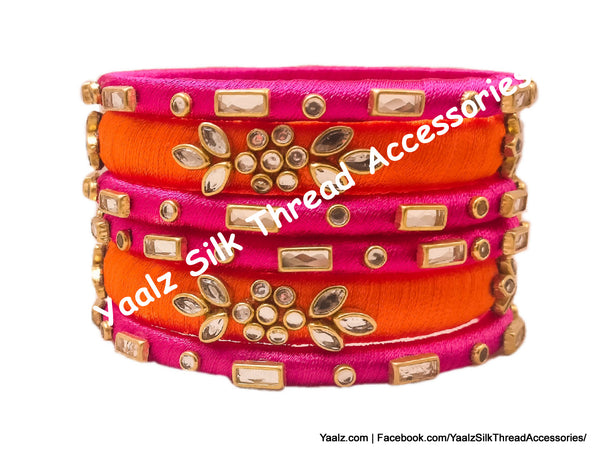silk thread Grandeur Bangle Collections 