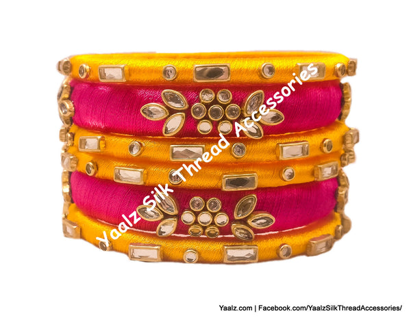 silk thread Grandeur Bangle Collections 