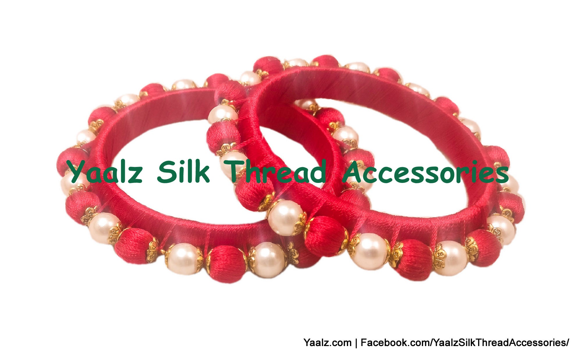 Wood Handmade Silk Thread Bracelet