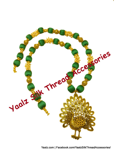 silk thread NECKSET & EARRING 