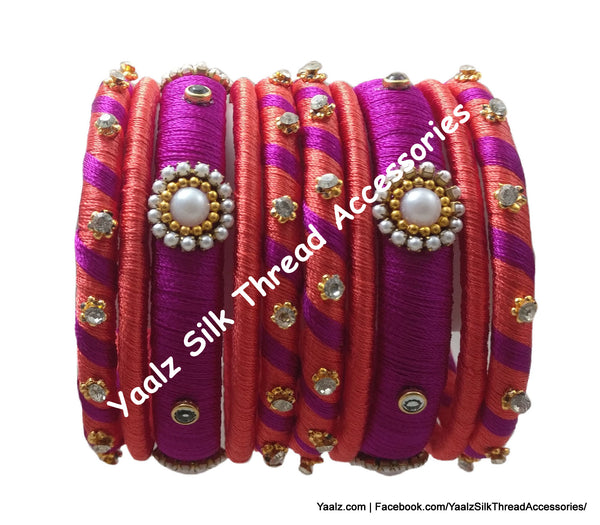 silk thread Grandeur Bangle Collections 