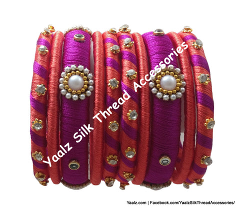 silk thread Grandeur Bangle Collections 