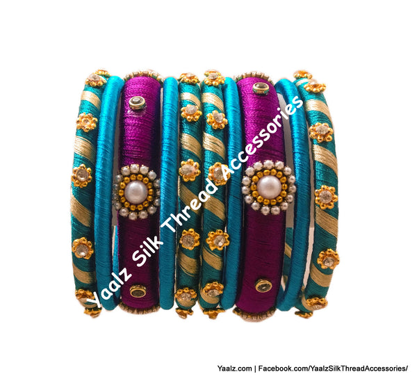 silk thread Grandeur Bangle Collections 