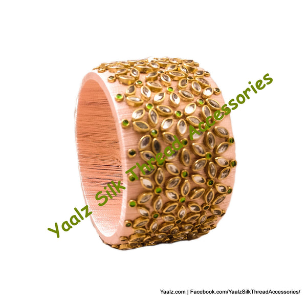 silk thread Single Bangle Collections 