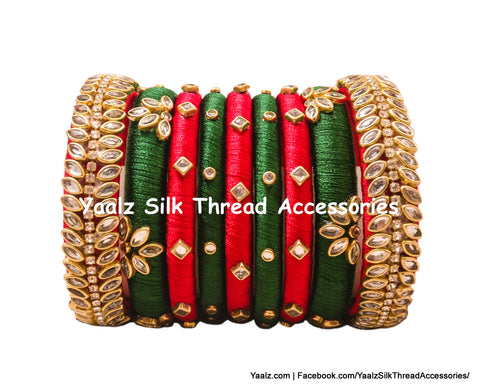 silk thread Grandeur Bangle Collections 