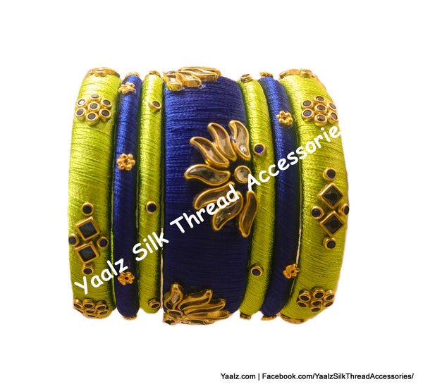 silk thread Grandeur Bangle Collections 