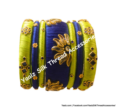 silk thread Grandeur Bangle Collections 