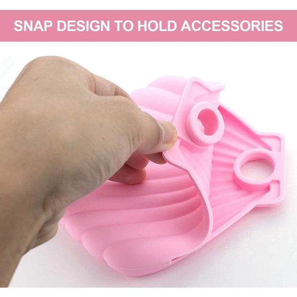 Yaalz Shell Shape Silicone Mask Storage / General Storage / Pouch / Holder In Multiple Colors