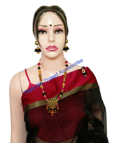 silk thread Maheshwari Saree Combo's 