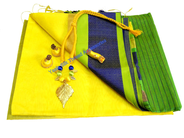silk thread Maheshwari Saree Combo's 