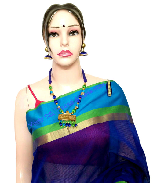 silk thread Maheshwari Saree Combo's 