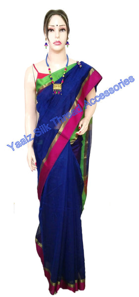 silk thread Maheshwari Saree Combo's 