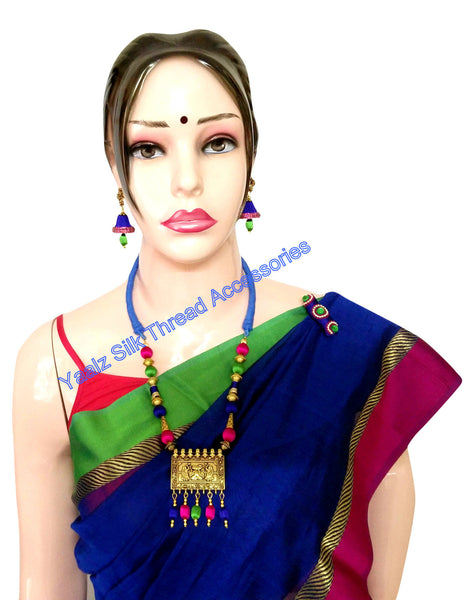 silk thread Maheshwari Saree Combo's 