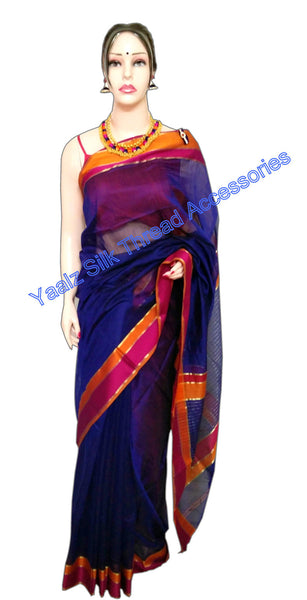 silk thread Maheshwari Saree Combo's 