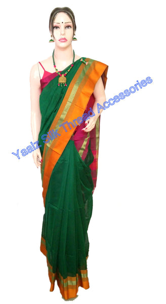 silk thread Maheshwari Saree Combo's 