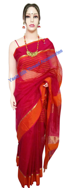 silk thread Maheshwari Saree Combo's 