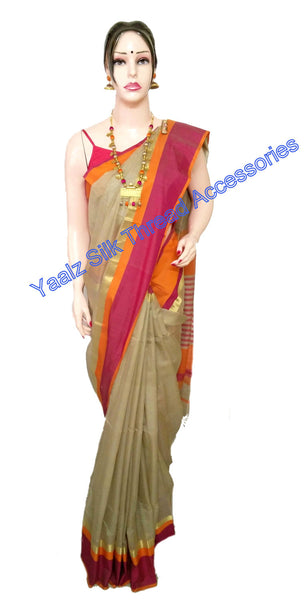 silk thread Maheshwari Saree Combo's 