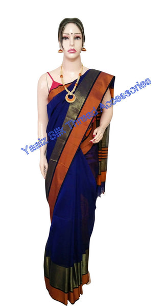 silk thread Maheshwari Saree Combo's 