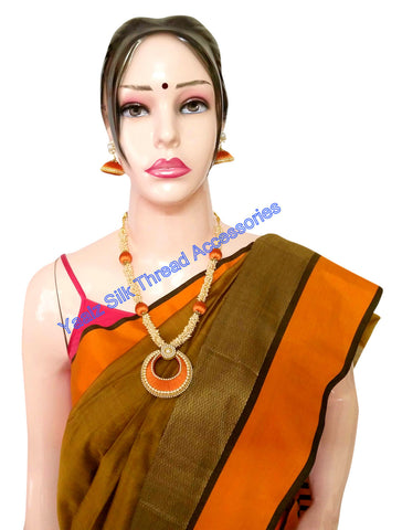 silk thread Maheshwari Saree Combo's 
