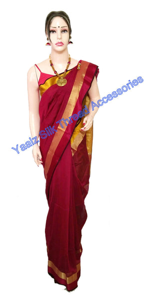 silk thread Maheshwari Saree Combo's 