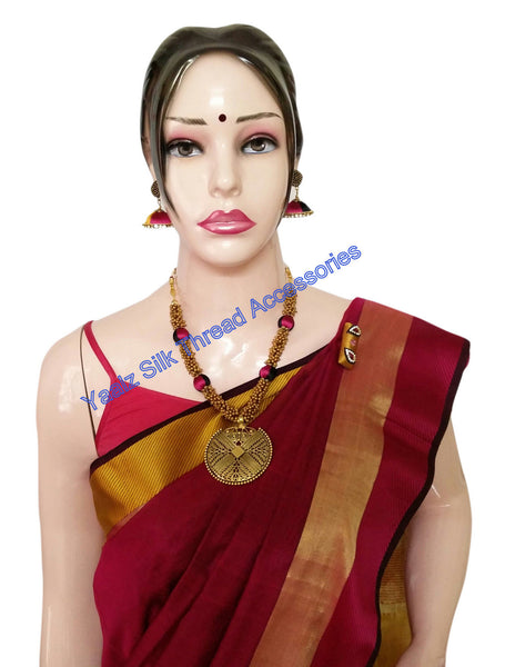 silk thread Maheshwari Saree Combo's 