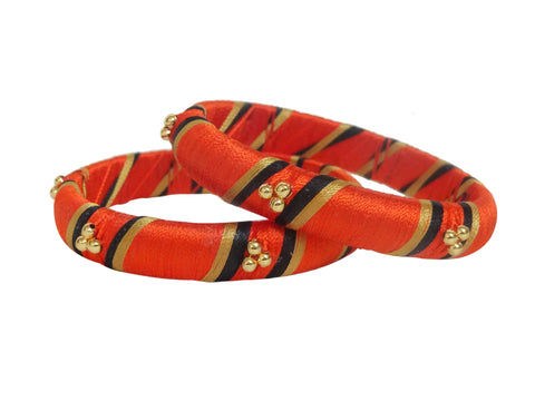 silk thread Single Bangle Collections 