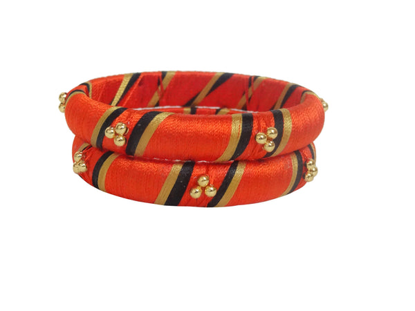 silk thread Single Bangle Collections 