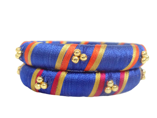 silk thread Single Bangle Collections 