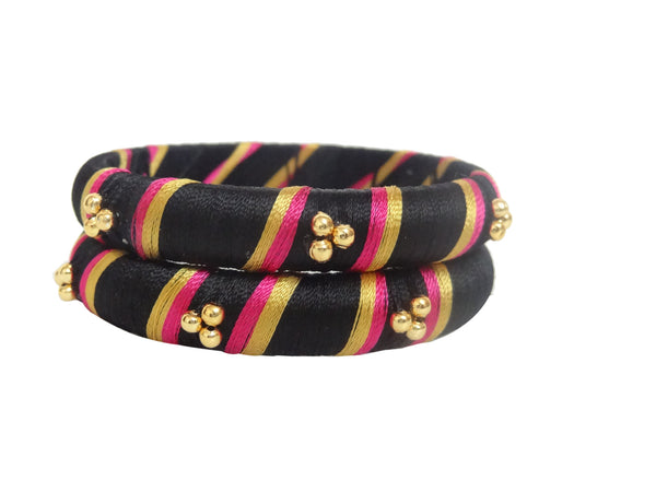 silk thread Single Bangle Collections 
