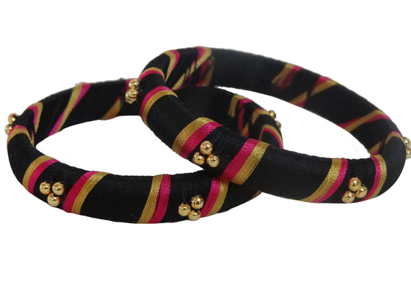 silk thread Single Bangle Collections 