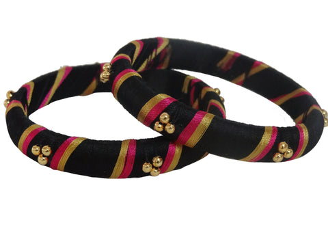 silk thread Single Bangle Collections 