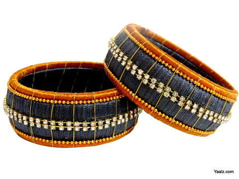 silk thread Single Bangle Collections 