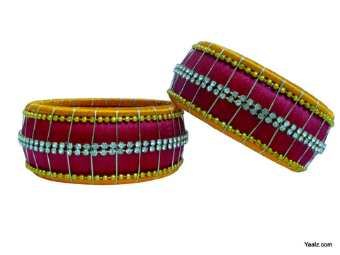 silk thread Single Bangle Collections 