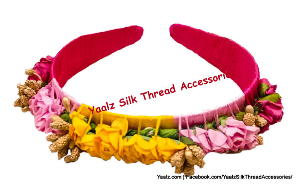 silk thread Hair Bands 