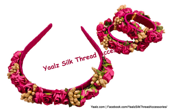 silk thread Hair Bands 