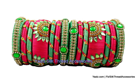 silk thread Grandeur Bangle Collections 