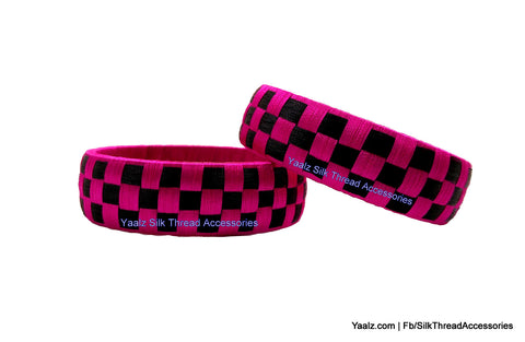 silk thread Checker Bangles 