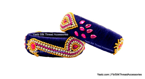 silk thread Single Bangle Collections 
