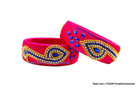 silk thread Single Bangle Collections 