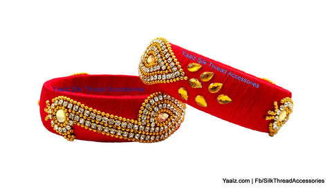 silk thread Single Bangle Collections 