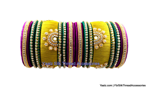 silk thread Grandeur Bangle Collections 