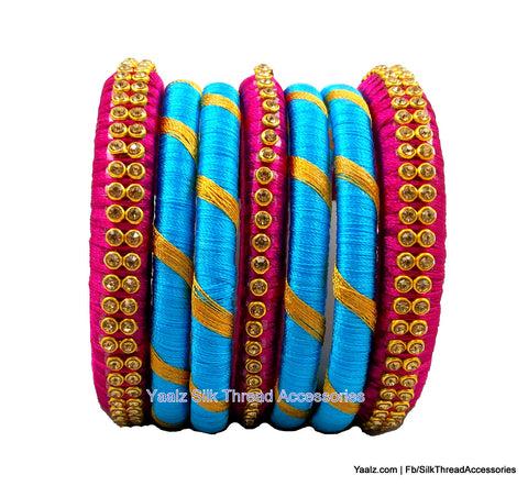 silk thread Grandeur Bangle Collections 