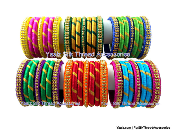 silk thread Grandeur Bangle Collections 