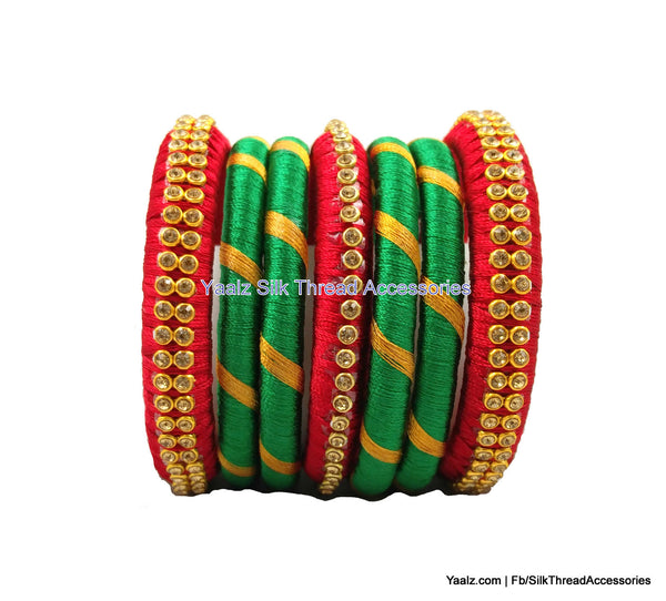 silk thread Grandeur Bangle Collections 