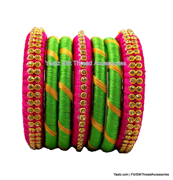 silk thread Grandeur Bangle Collections 
