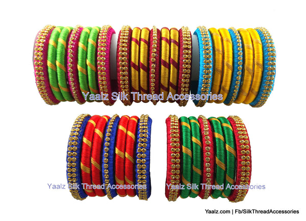 silk thread Grandeur Bangle Collections 