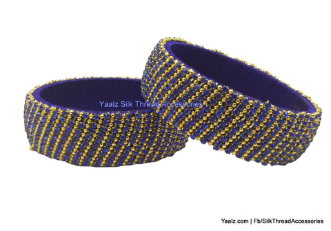silk thread Single Bangle Collections 
