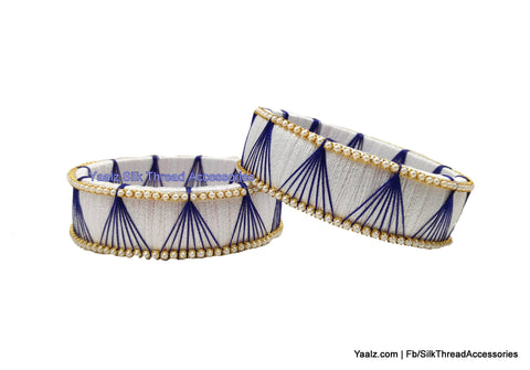 silk thread Single Bangle Collections 