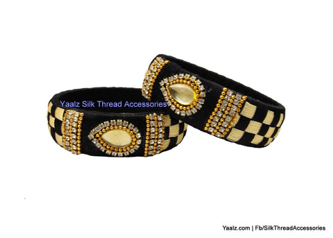 silk thread Checker Bangles 