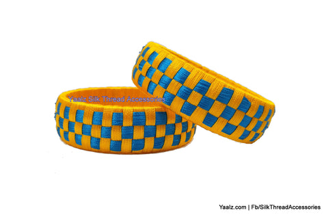 silk thread Checker Bangles 